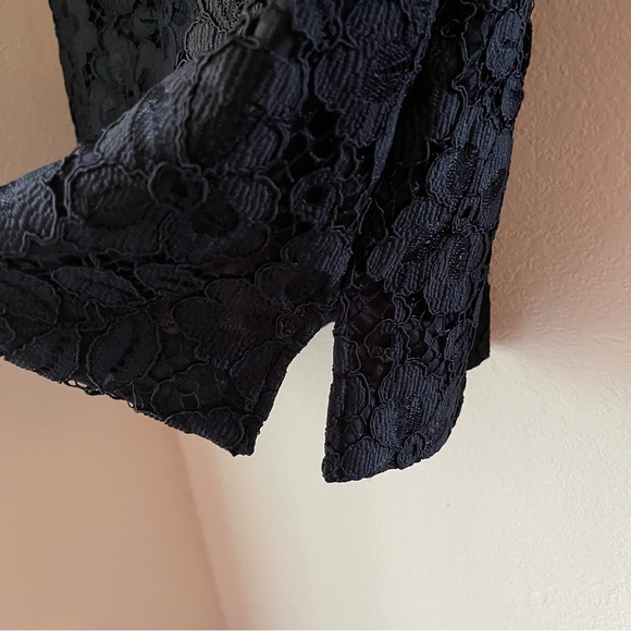 Lilly Pulitzer Juli Lace Romper Noir Size 14 - Picture 6 of 16